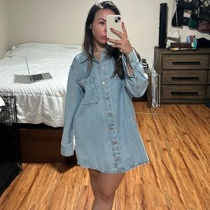 Zara denim shirt